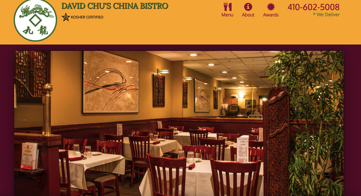 China Bistro Website preview